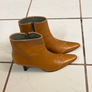Cole Haan Tan Ankle Boots